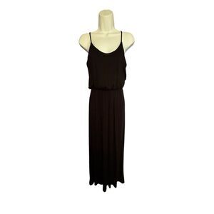 Lush Black Maxi Dress Women’s Reg Size L V729